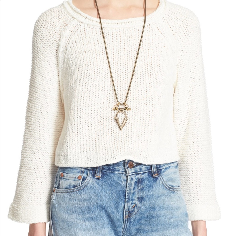 FreePeople Open Back Summer Sweater